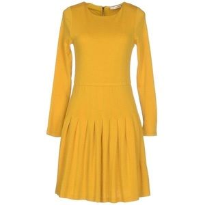 Alice + Olivia Wool Mustard Dress